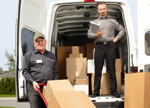 Customer complaint review process for a removals service