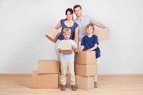 Removal van service for Canary Wharf apartments and managed buildings