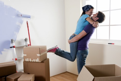 Residential removals support for a Canary Wharf apartment move