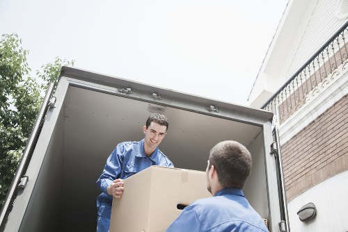 Residential moving support for a Canary Wharf flat