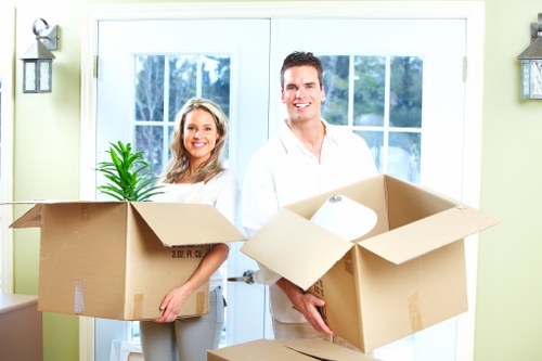 Office relocation service in the Canary Wharf business district