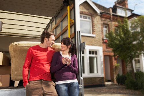 Van-based move service for an apartment in Canary Wharf